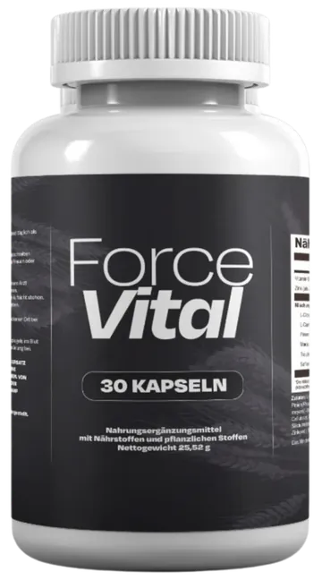 Bote de ForceVital con 30 cápsulas
